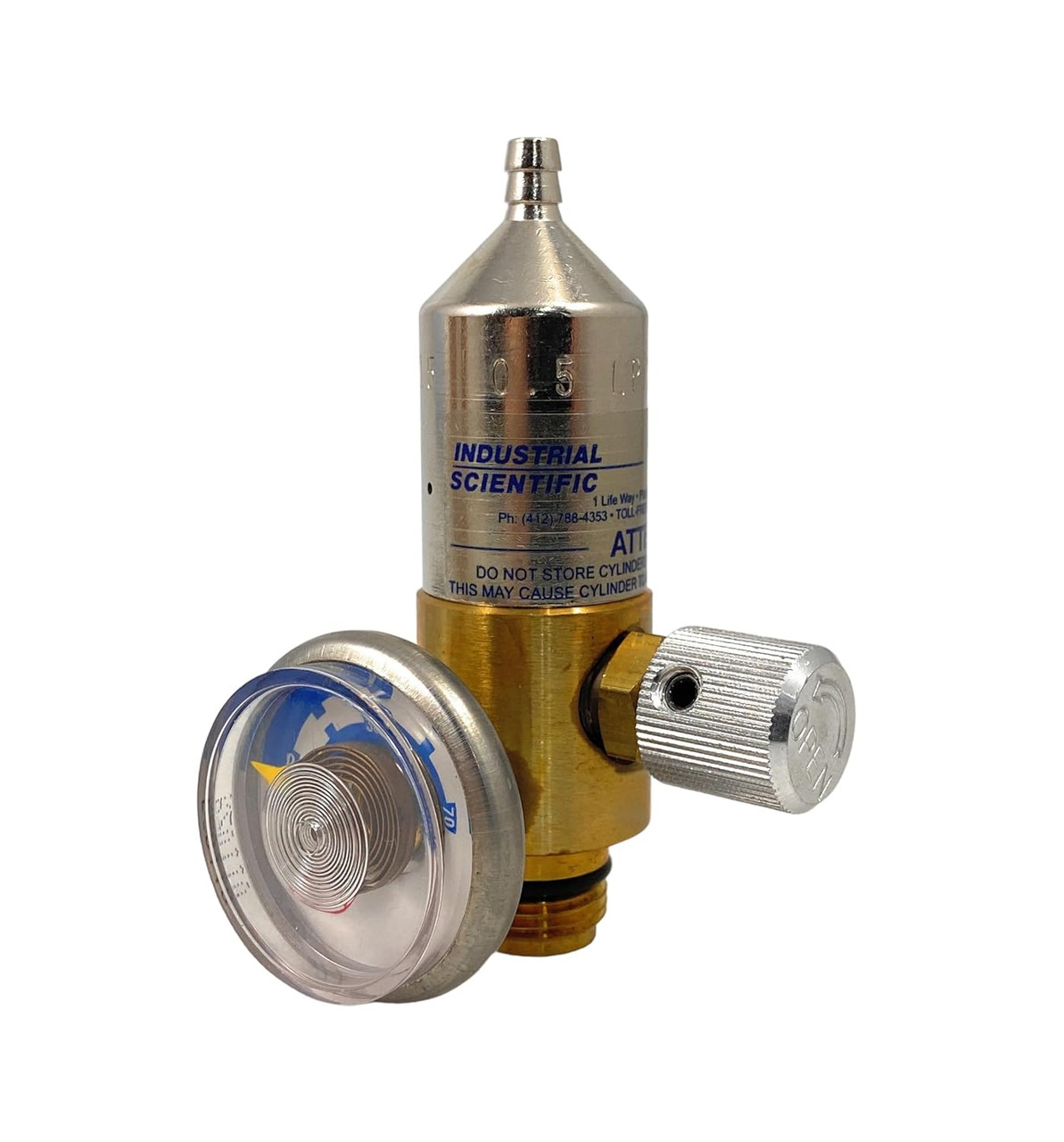 Industrial Scientific 18100883 Gas Regulator 1/2 LPM - Industrial