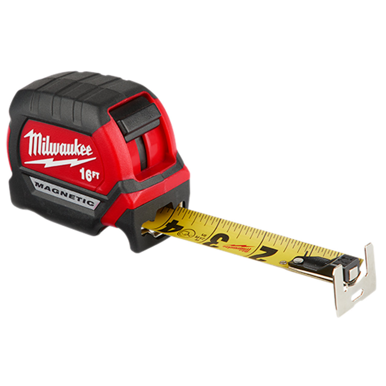 Milwaukee 48-22-6616G 2-Pack of 16' Compact Tape Measures w/ Double-Sided  Tape and Scoring Hook