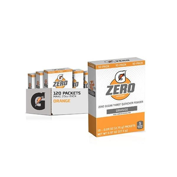 Gatorade G Zero Powder, Individual Packets, 5 Flavor Variety Pack - 4