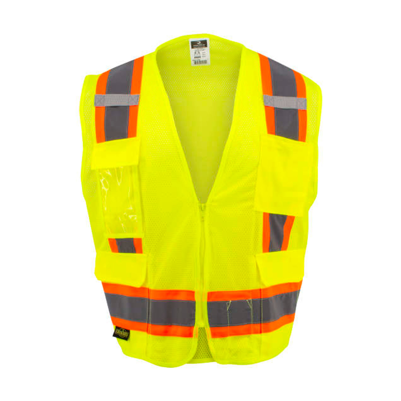 Radians SV6-2ZGM Green Mesh Two Tone Surveyor Class 2 Safety Vest