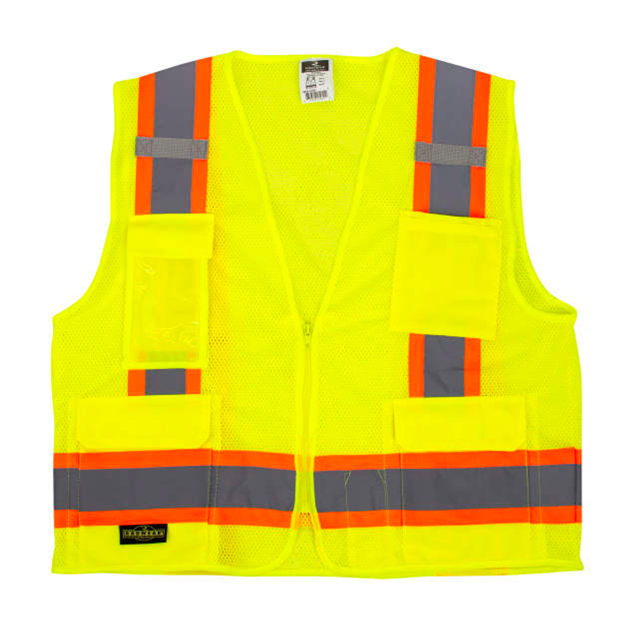 Radians SV6-2ZGM Green Mesh Two Tone Surveyor Class 2 Safety Vest