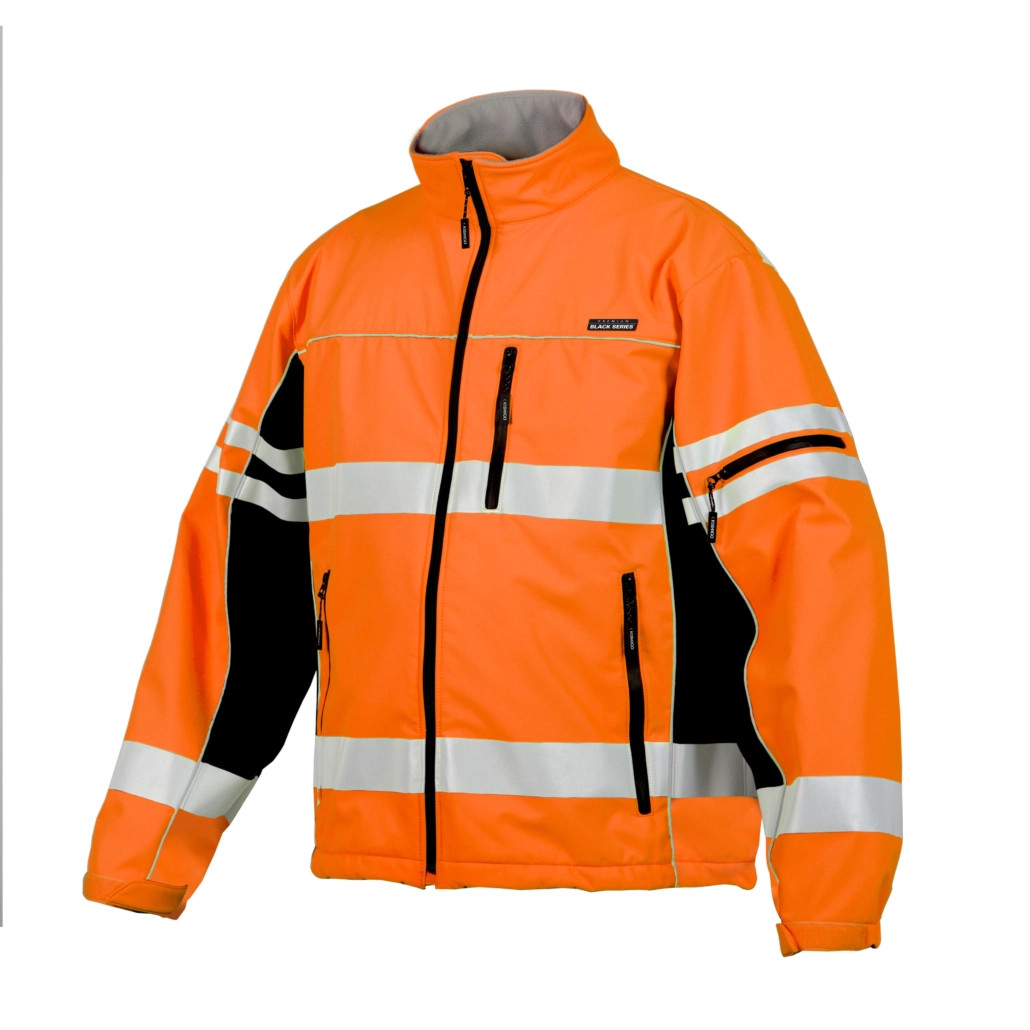 ML Kishigo JS138 Class 3 Orange Premium Black Series Soft Shell