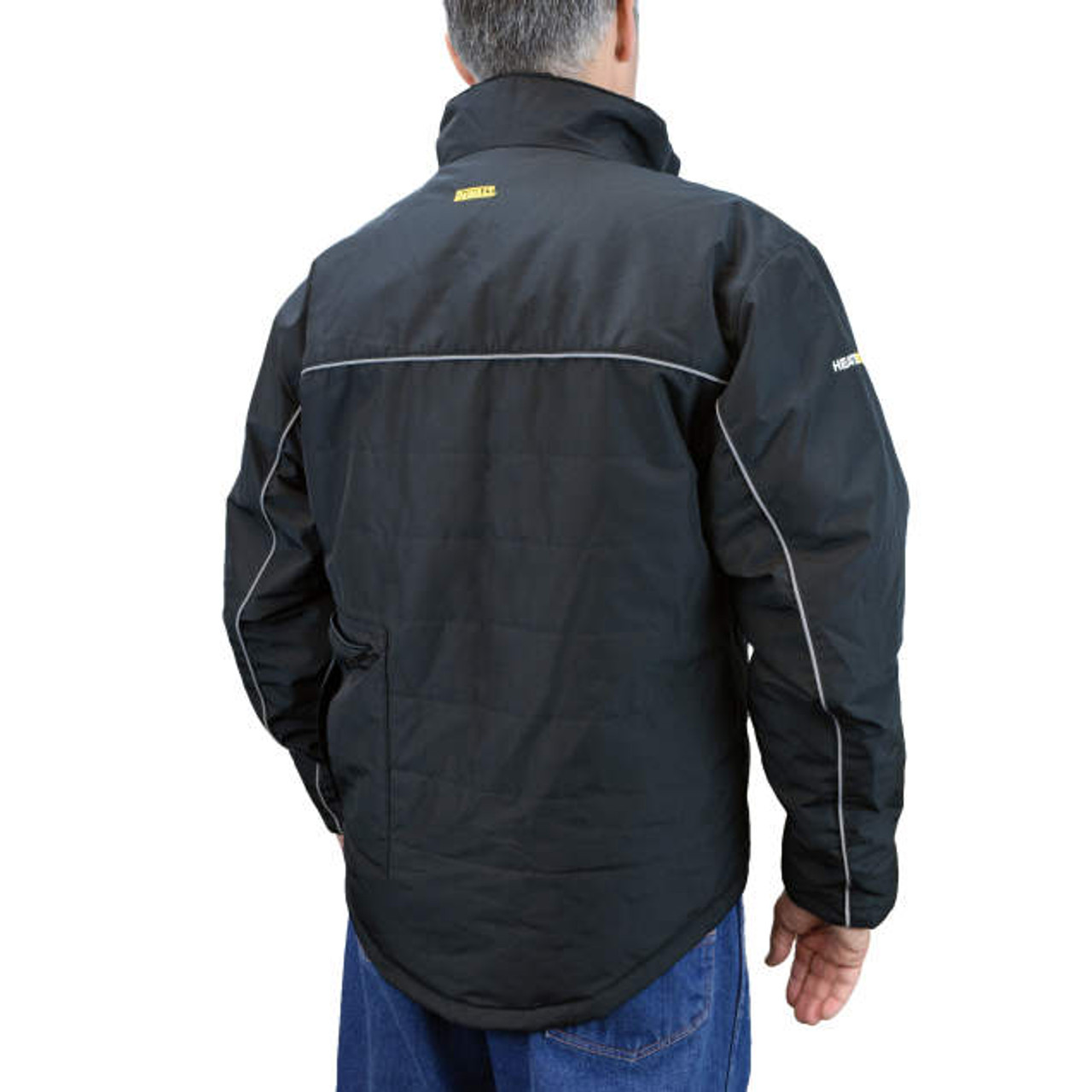 Dewalt quilted store heated jacket