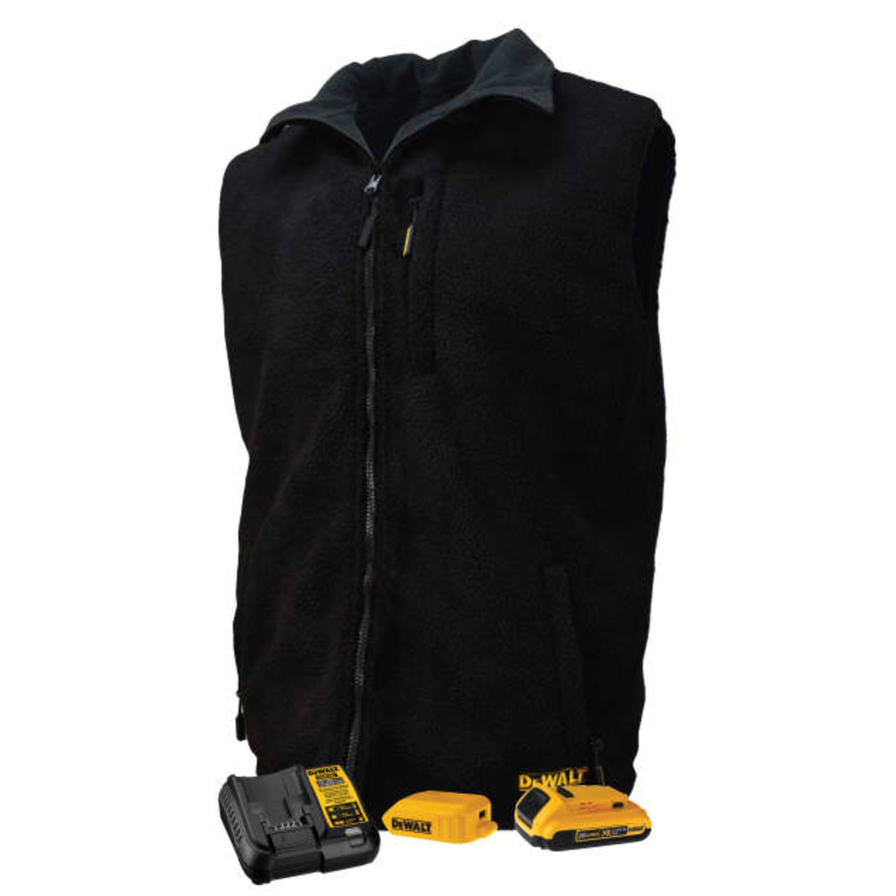 Dewalt DCHV086BD1 Heated Reversible Fleece Vest Kitted Black