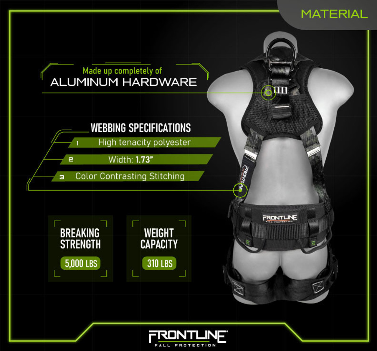 DAVID / CD+フラットポーチ(Harness Ver) Frontline 110CTB-MX Combat Mexican Style Full Body Harness