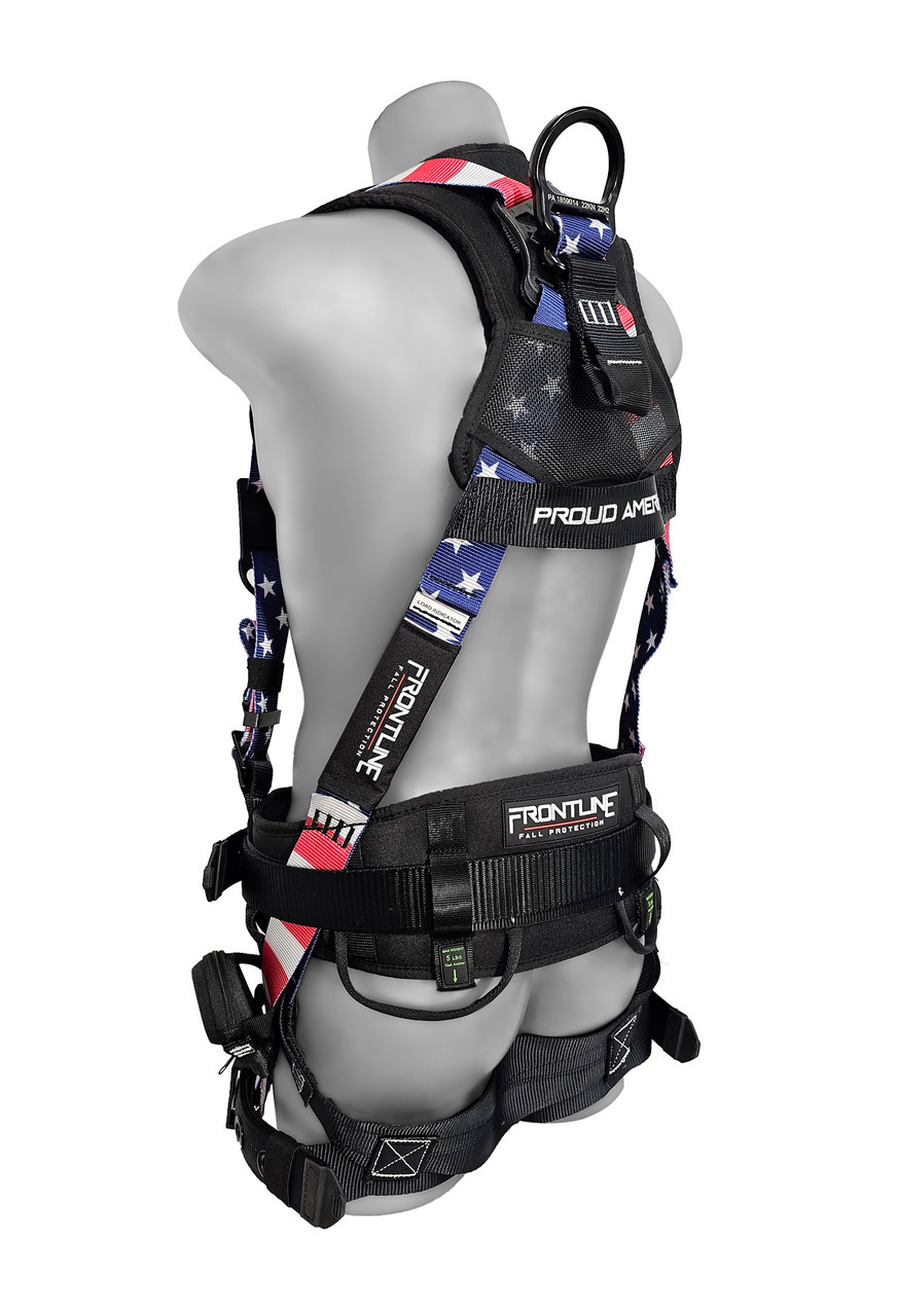 Frontline 110CTB-AM American Style Full Body Harness with Aluminum