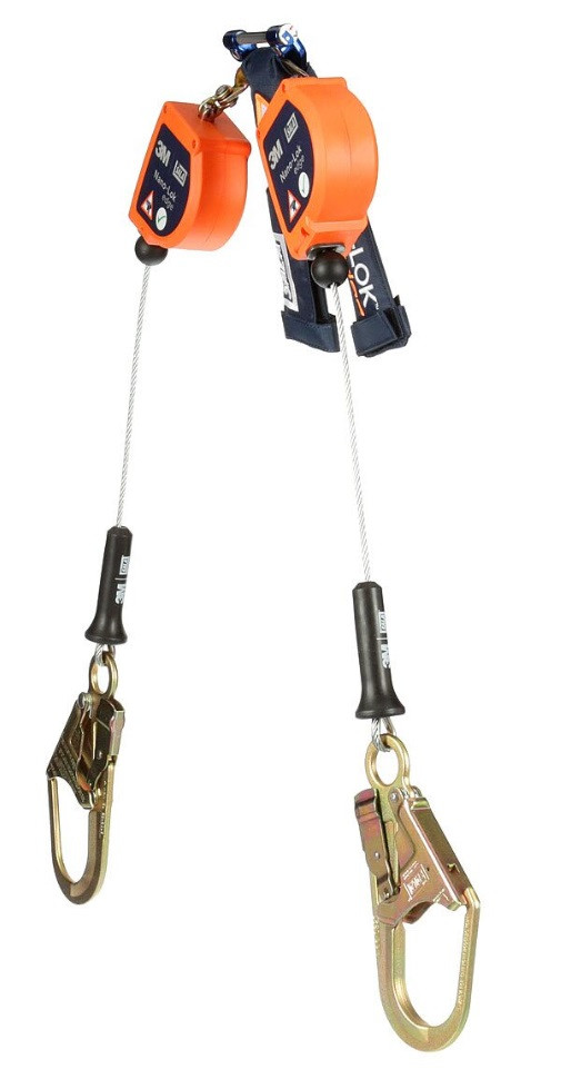 3m Dbi Sala Nano Lok 8 Twin Leg Srl With Steel Rebar Hooks Industrial Safety Products
