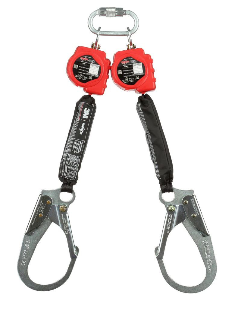 Protecta 3100512 Twin Leg Self Retracting Lifeline with Steel