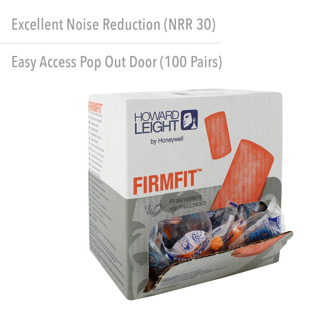 Honeywell FF-30 Howard Leight FirmFit Corded Disposable Foam