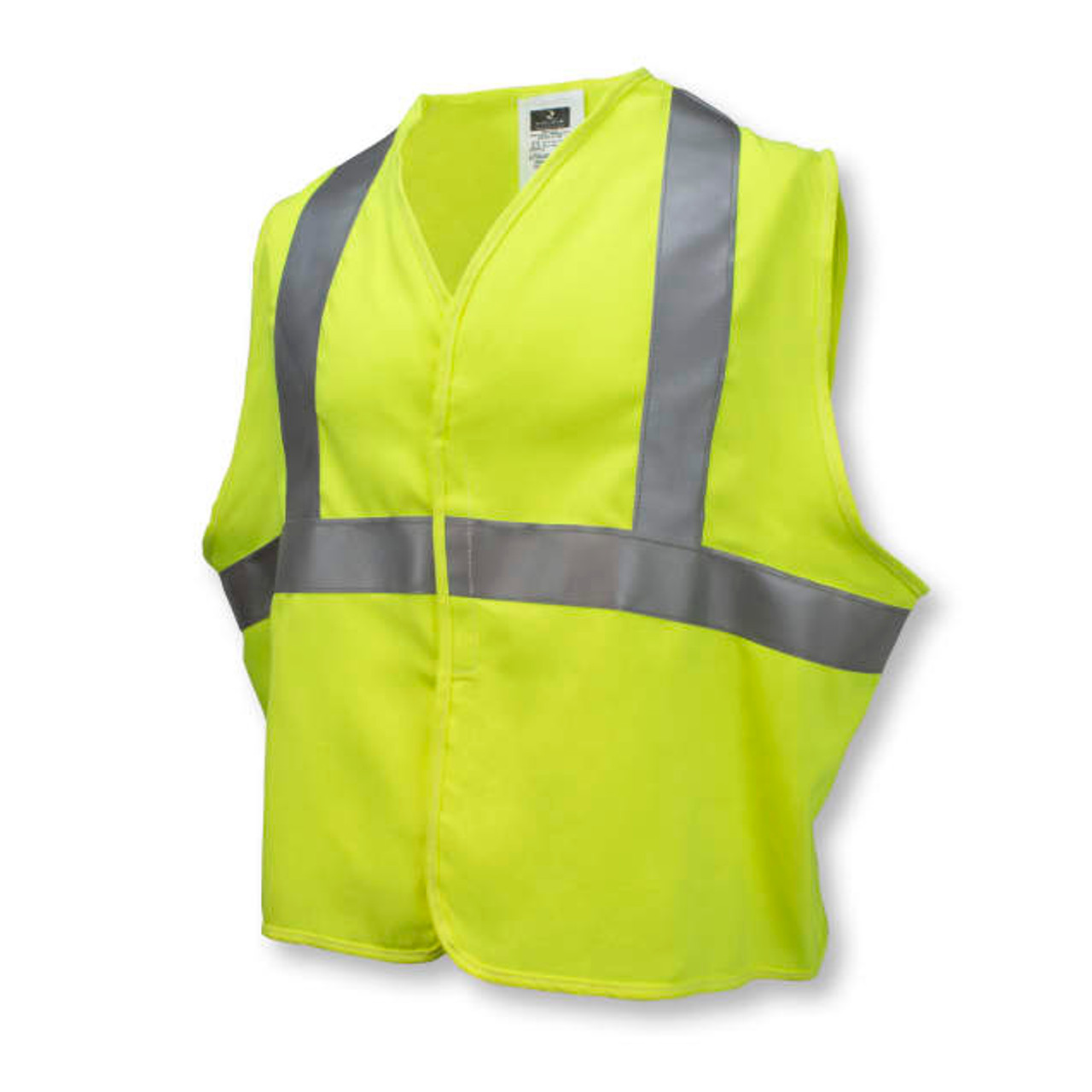 Hi-Vis FR Work Vest, Modacrylic, Hook & Loop