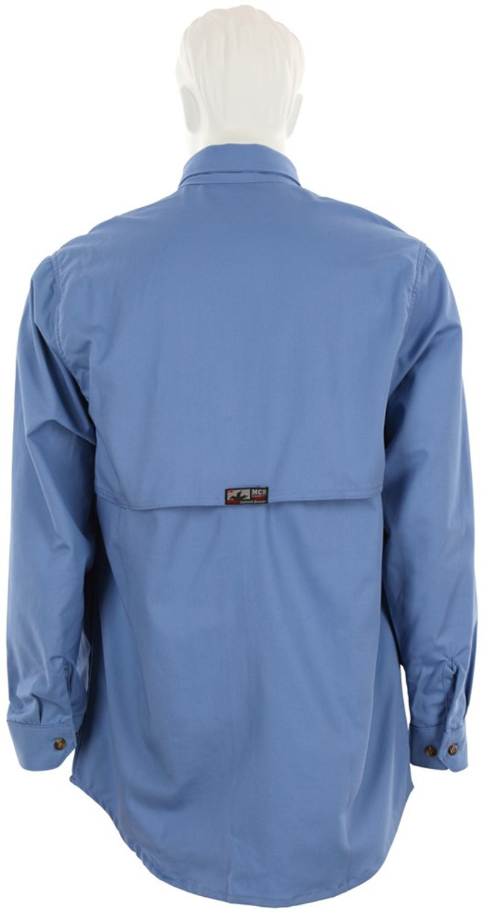 MCR SBS20 Summit Breeze Flame Resistant Long Sleeve Shirt with Vented  Underarms and Back (CAT 2) - Industrial Safety Products