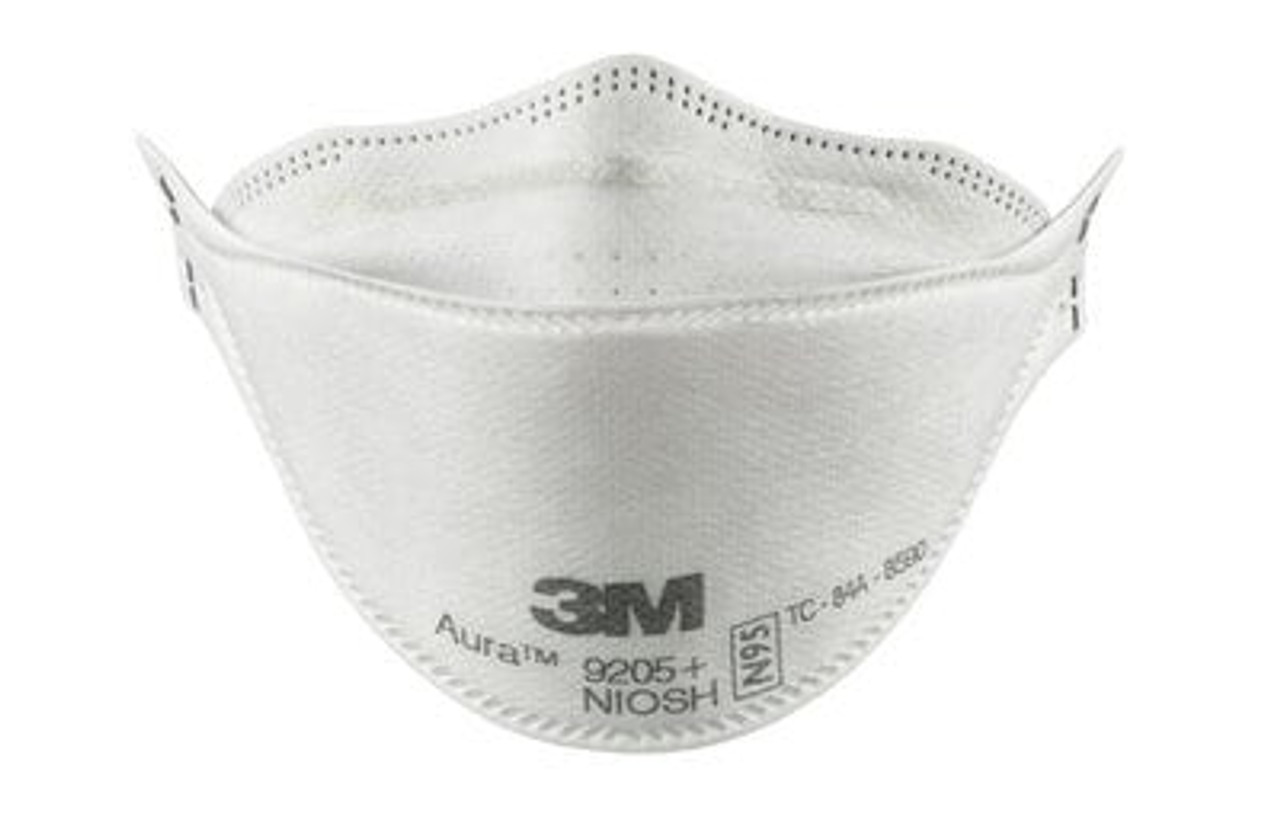 3M 9205 N95 Aura Particulate Disposable Respirator Foldable (10