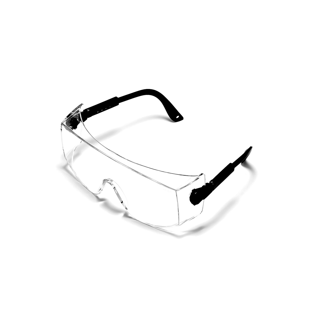 MSA 10008175 Rx Overglasses Safety Glasses with Black Temples and