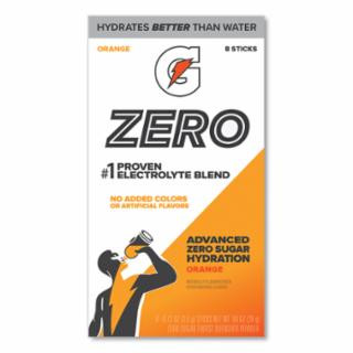 Gatorade 06614 G Zero Thirst Quencher Powder Stick 20 fl oz Yield