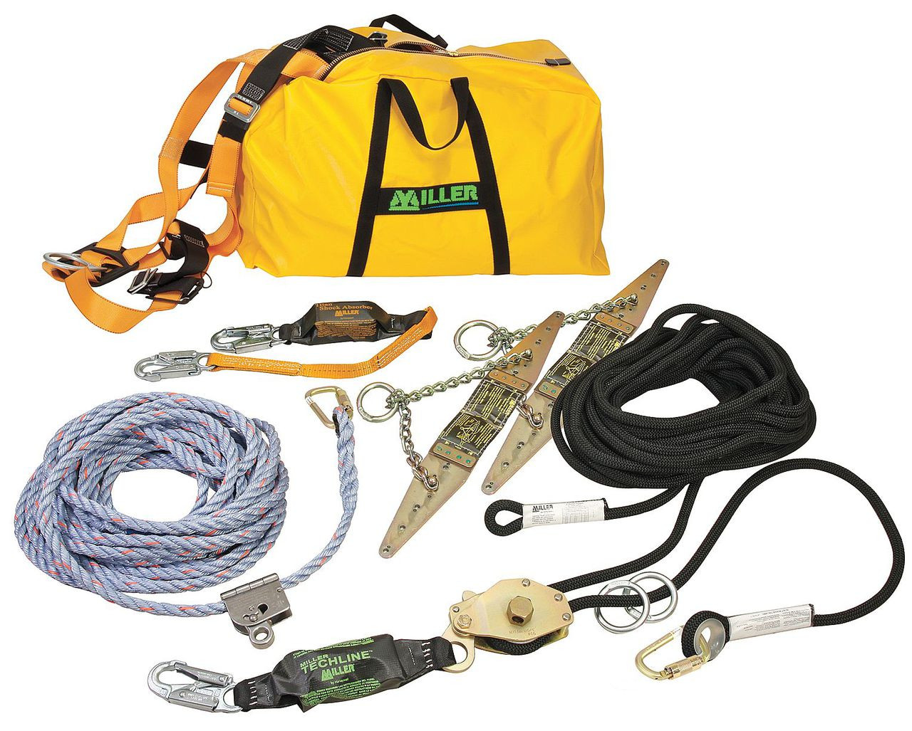 Miller HLLR0/RR60FT Rope THLL System Reusable Roof Anchor 60 Ft -  Industrial Safety Products