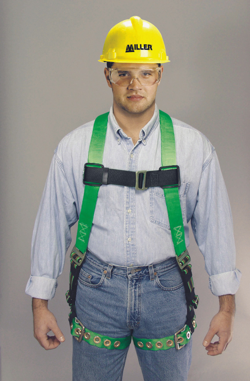 Miller P950-4 Duraflex Python Harness with Tongue Buckle Leg Strap
