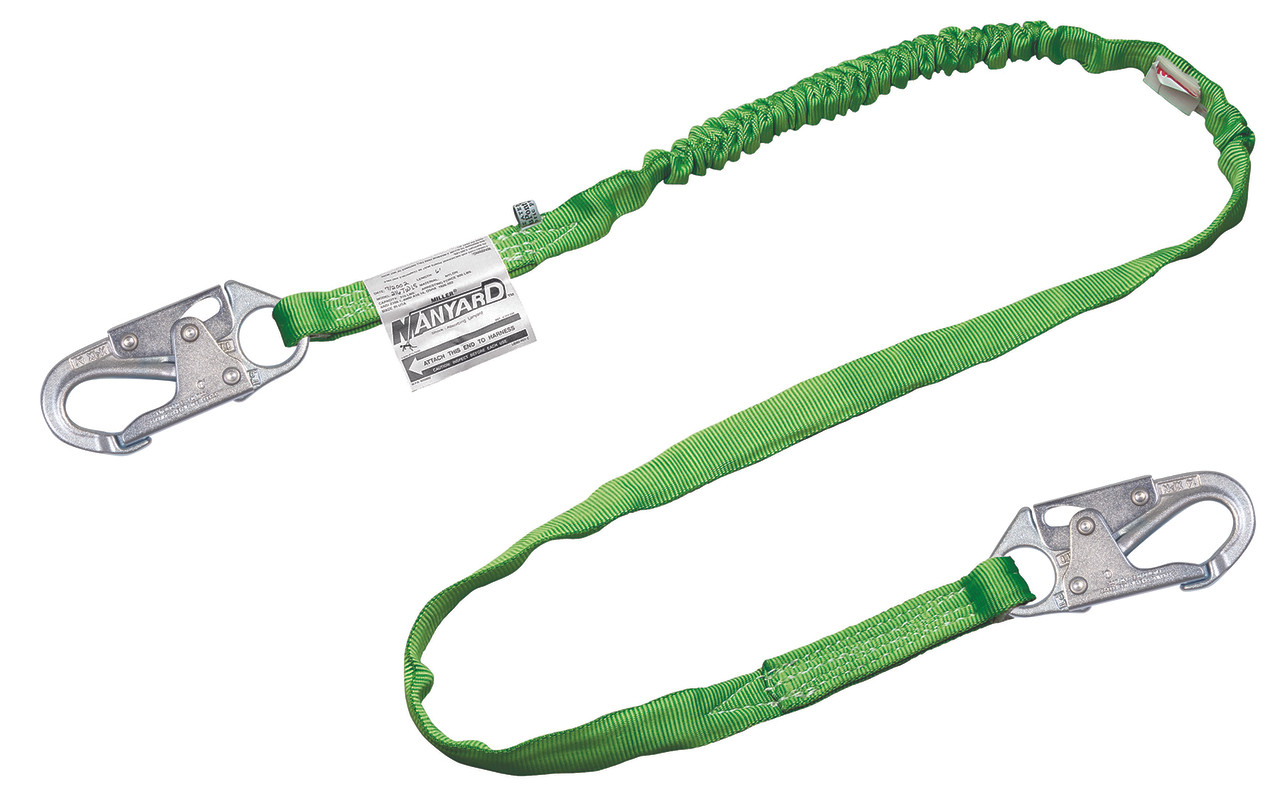 Miller 216TWLS-Z7/6FTGN Manyard HP Shock Absorbing 6' Lanyard