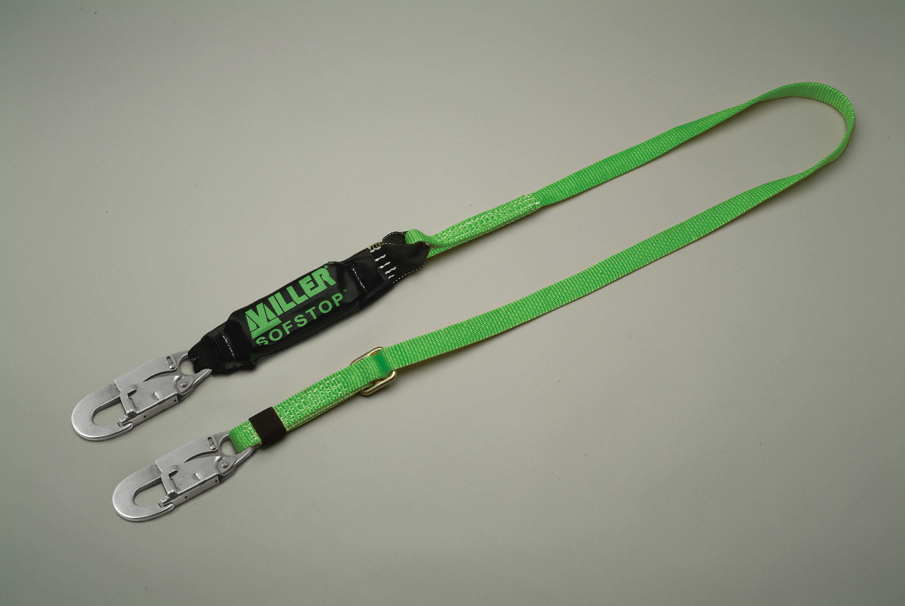 エルフ・モール Miller 910TWLS-Z7/6FTGN HP 6' Webbing Lanyard - Industrial Safety