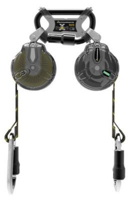 MSA 63111-00D 6' Web Double Mini SRL Triple Lock Aluminum