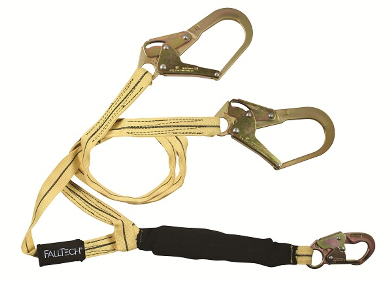 FallTech 8242Y3 6' WeldTech® Kevlar® Energy Absorbing Lanyard