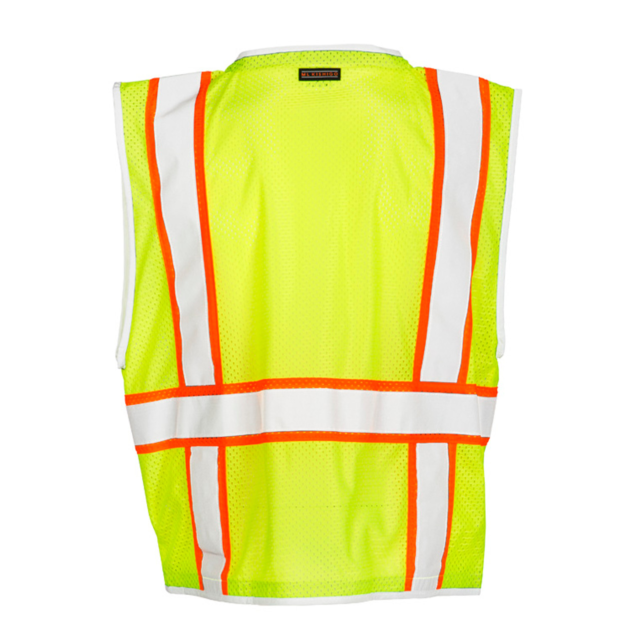 ML Kishigo 1510 Heavy Duty Lime Safety Vest Style Class 2 