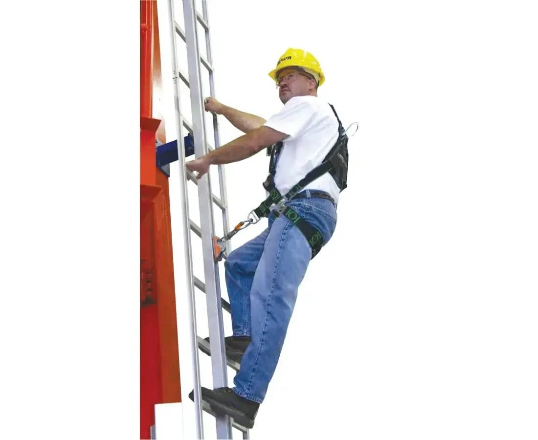 Miller Galvanized GlideLoc Vertical Height Access Ladder System