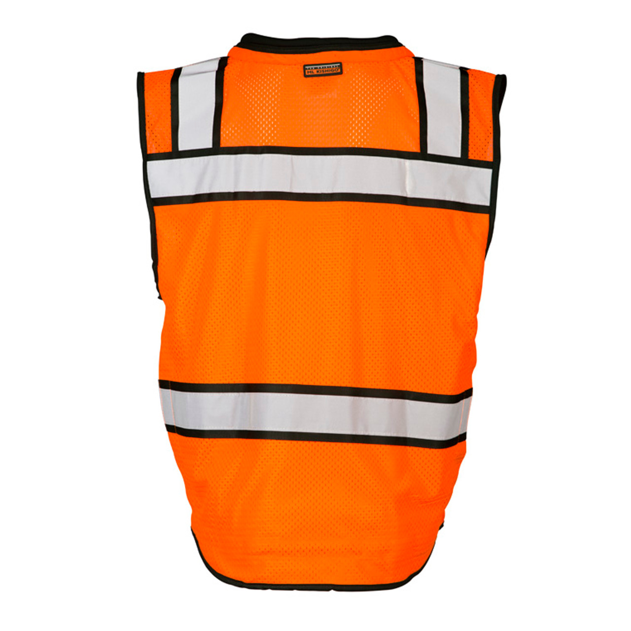 ML Kishigo S5005 Class 2 Orange Performance Surveyors Vest with 