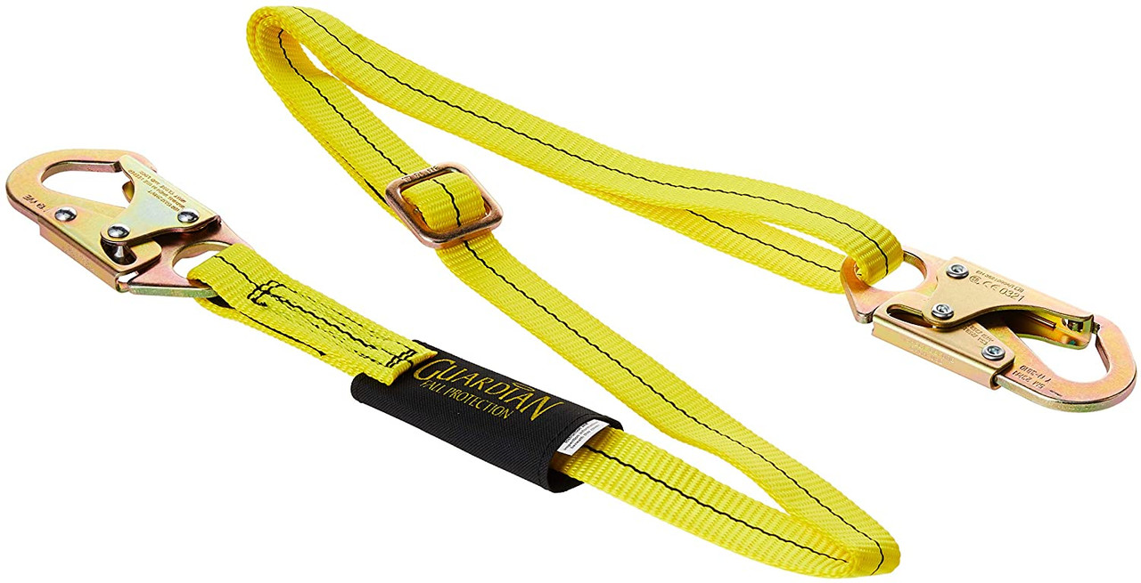 Guardian 01280 Non-Shock Absorbing Adjustable Lanyard (4 ft - 6 ft