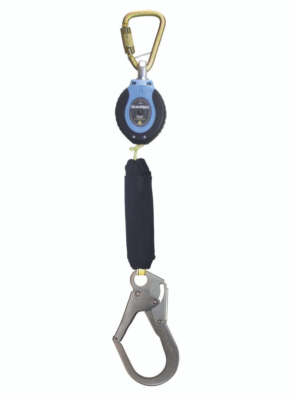 FallTech 82909SC3, 9ft Arc Flash w/ Swivel Eye and Steel Rebar Hook