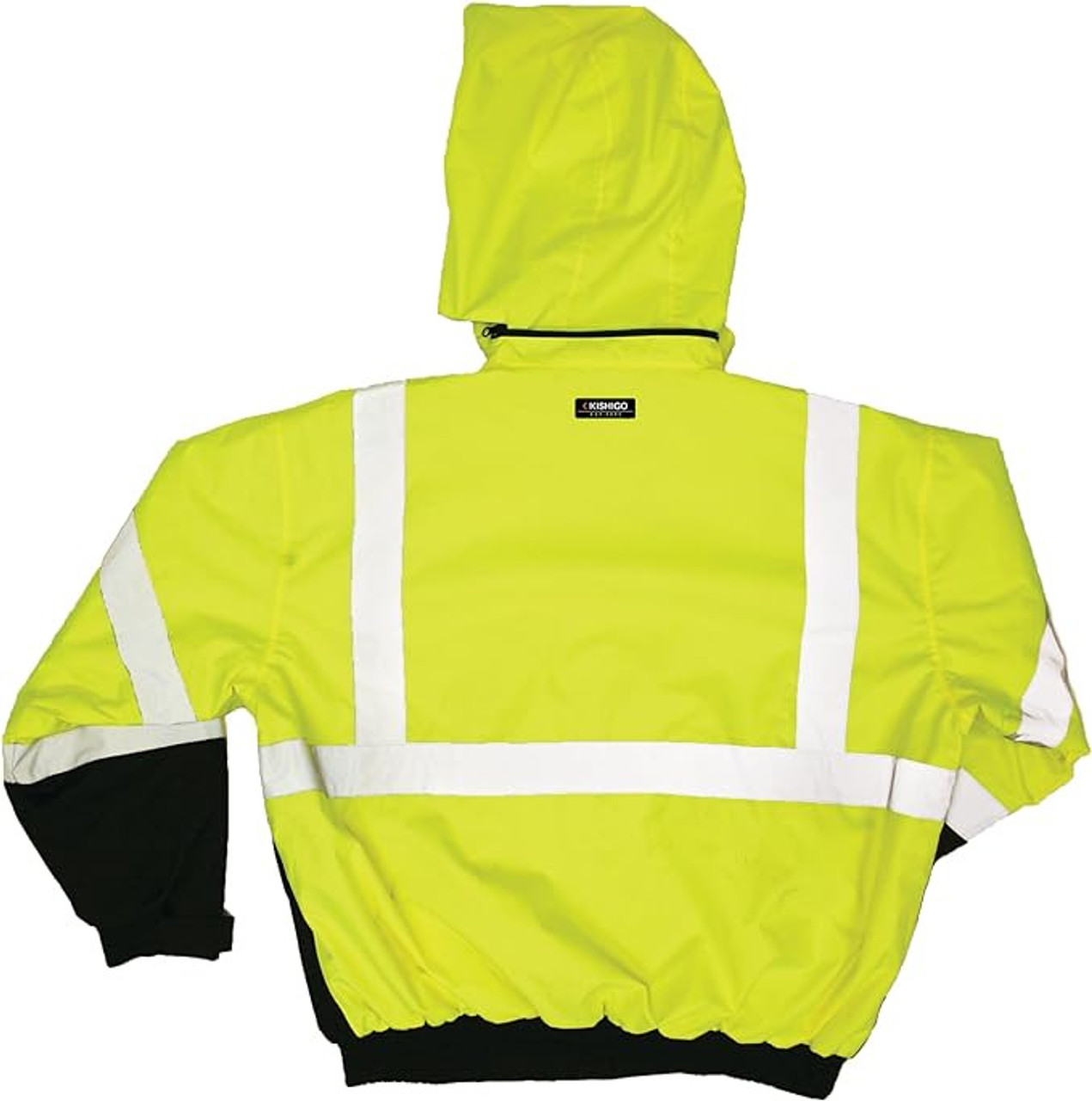 ML Kishigo JS121 Class 3 Lime Economy Bomber Jacket