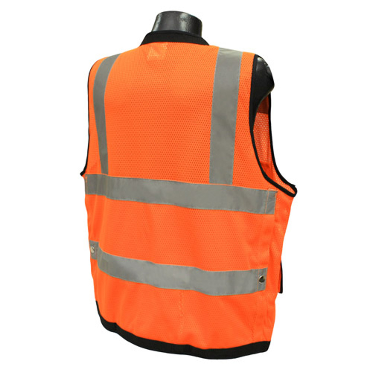 Radians SV59-2ZOD Class Orange Surveyor Vest with Tablet Pockets  Industrial Safety Products