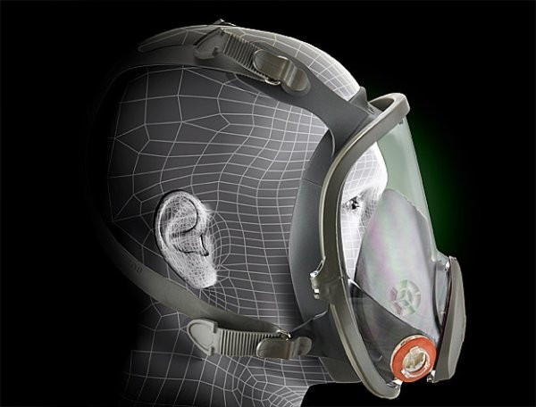 3M 6800 Lightweight Reusable Full Facepiece Respirator (M