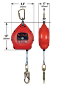 Miller MP30G-Z7/30FT Falcon 30' Cable Self Retracting Line - Industrial ...