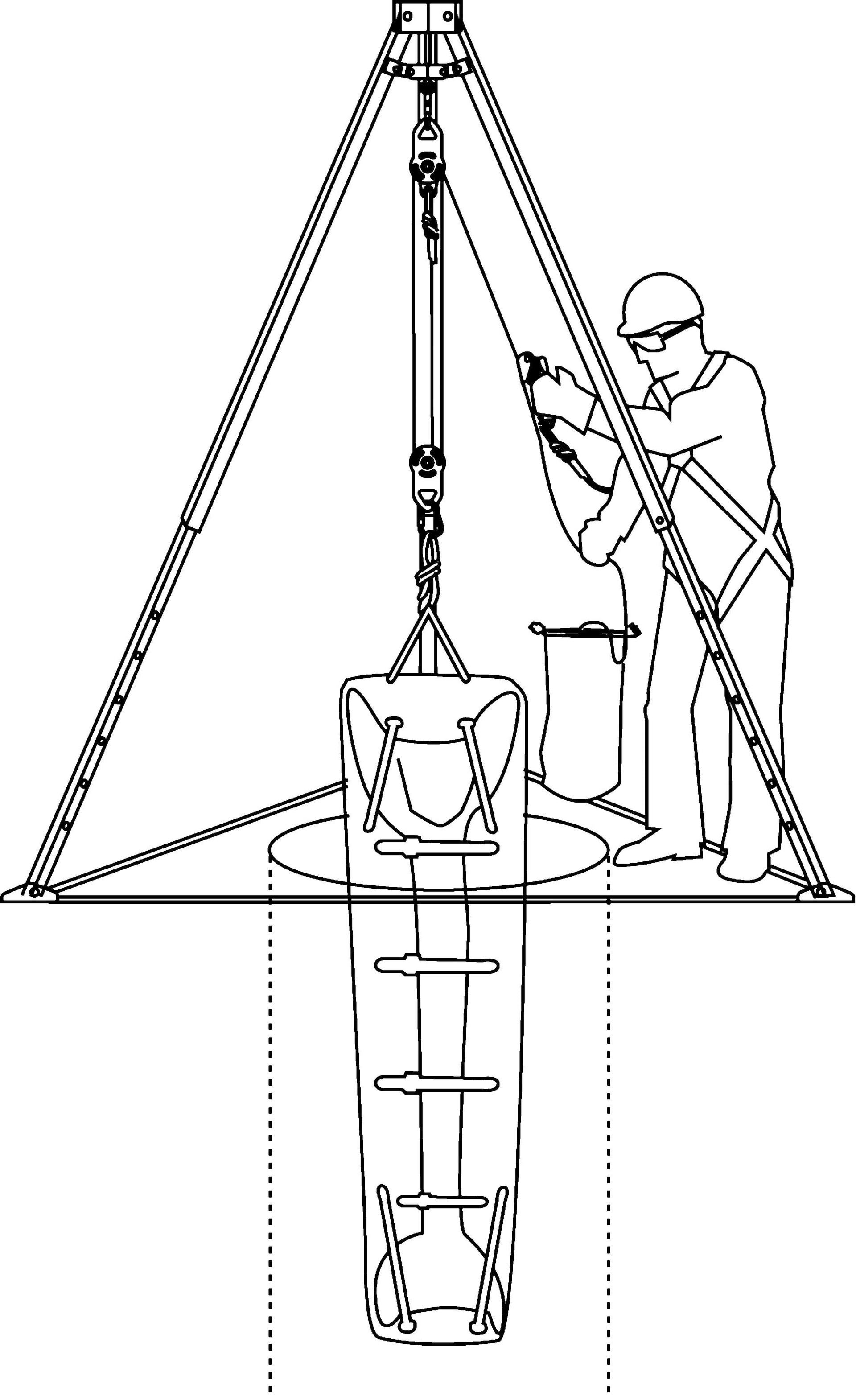Msa Rescue Loop Ladder MSA SRS15200 Rescue Utility System (200 ft) - Industrial Safety Products