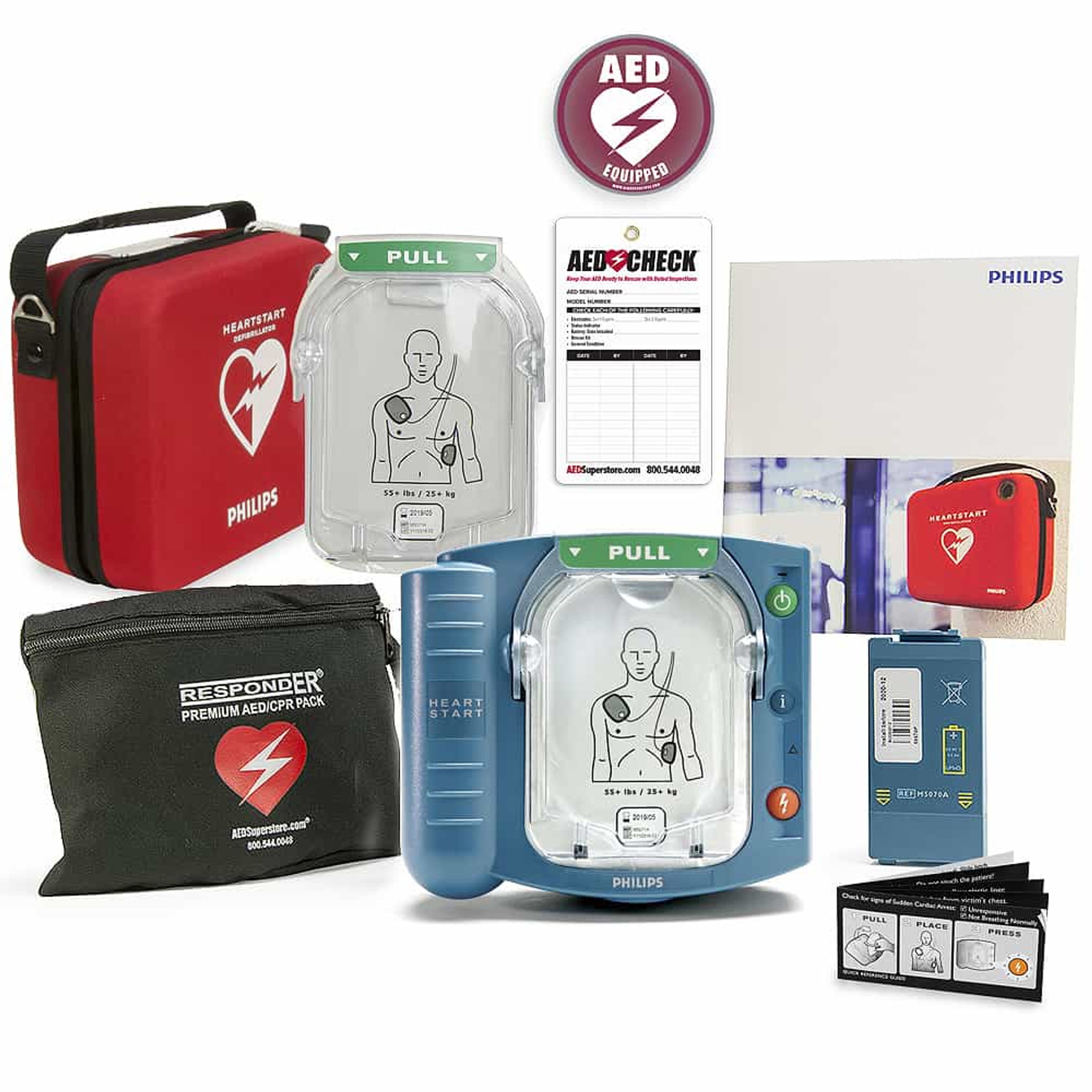 Philips M5066a C01 Heartstart Onsite Aed With Standard Carrying Case Industrial Safety Products 