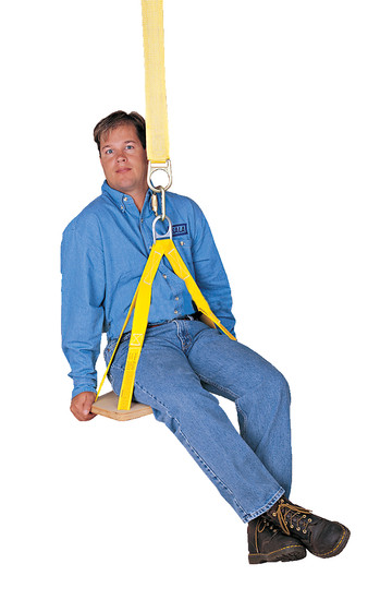 DBI SALA 1001140 Boatswain's 12"W X 24"L X 1"H Yellow Chair