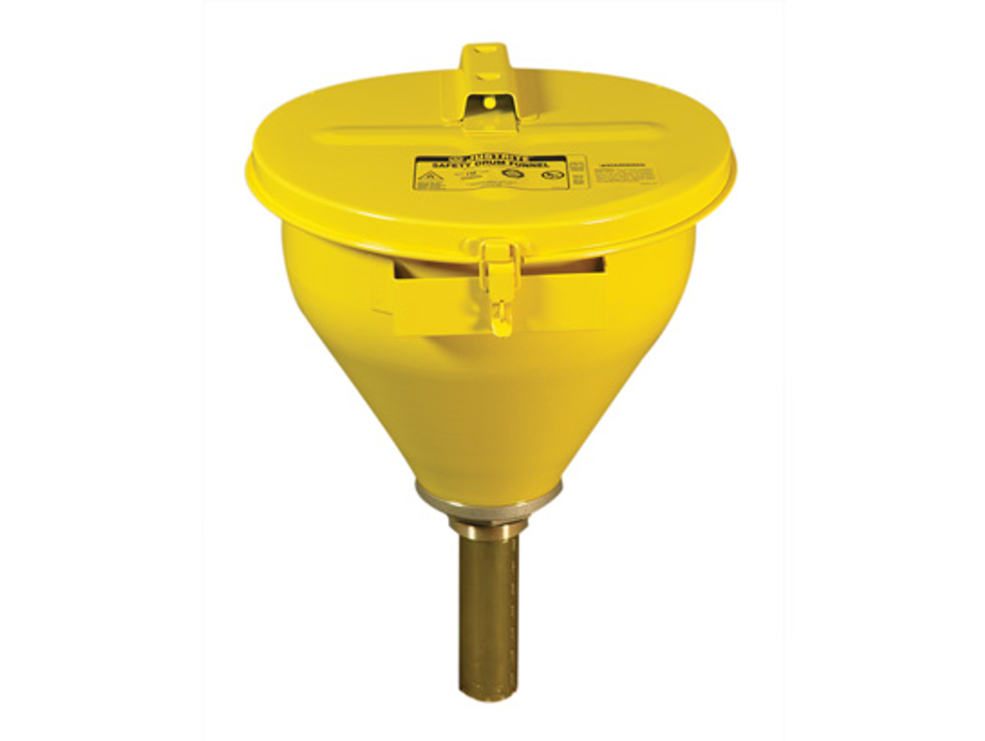 Justrite 08206 Large Steel Drum Funnel Industrial Safety Products
