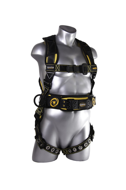 Guardian Construction Harness with Side D-Rings and Tool Belt