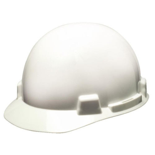 MSA 10074067 SmoothDome Protective Standard Cap White 4-Point Fas-Trac III