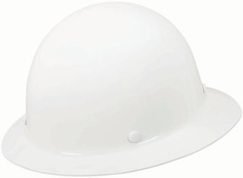 MSA 454665 Skullgard Protective Hat White with Staz-On Suspension