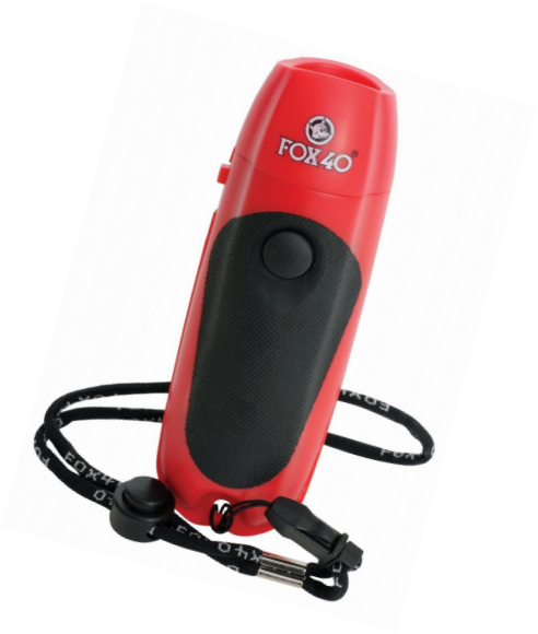 Fox 40 8616-1908 Electronic Whistle with Loop Wrist Lanyard