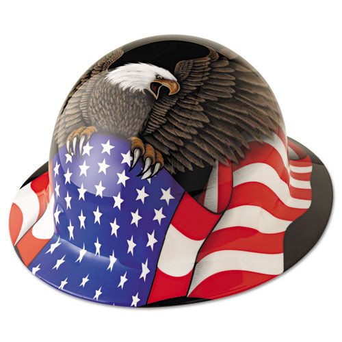 Fibre Metal Full Brim Spirit of America Hard Hat