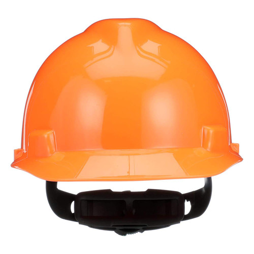 MSA 488146 V-Gard Slotted Cap Hi-Viz Orange With Fas-Trac III Suspension