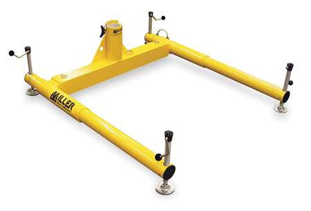 Miller DH-24 Aluminum Three-Piece Yellow Portable Base 96"x 72"x 10"