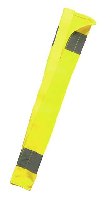 OccuNomix LUX-900-Y Yellow HiViz Seat Belt Cover with Reflective Tape