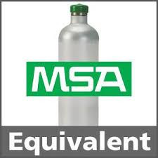 MSA 711068 Nitrogen Dioxide Calibration Gas - 10 ppm (NO2) size: 34LBs