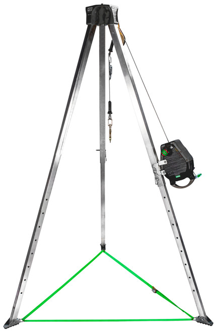 MSA 10163034 Confined Space Tripod Kit with SS 50' Rescuer