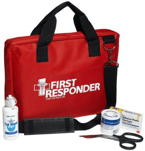 First Aid Only 510-FR First Responder Kit Medium 120 Piece Bag