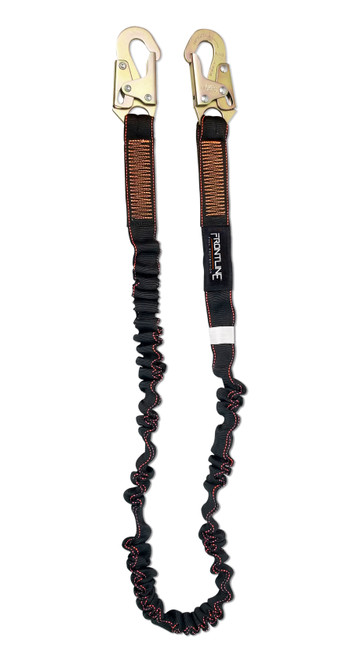 Frontline LIS61S Single Leg Snap hook 6' Lanyard with Internal Shock Absorber