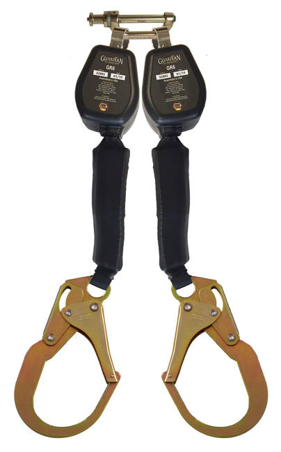 Guardian 32005 GR6 Double Web SRL Steel Rebar Hook Includes Carabiner 6 ft